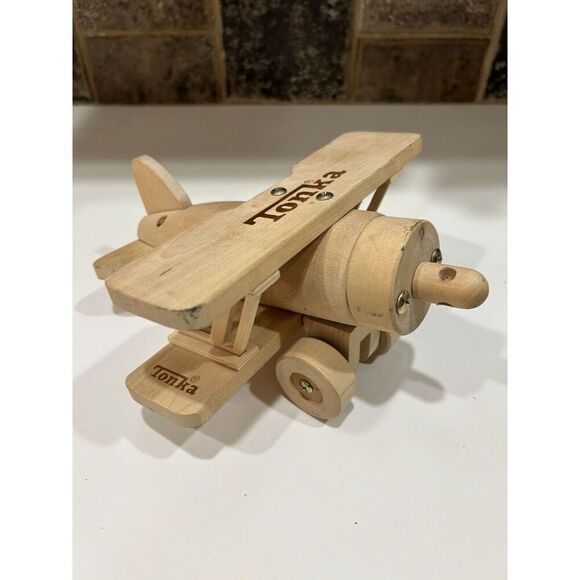 TONKA Bi-Plane Pre-Built Hard-to-Find Collectible ‼️3 Propellers Are Missing‼️ - Picture 1 of 9